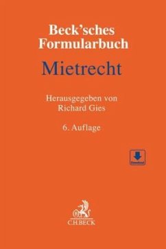 Cover Beck'sches Formularbuch Mietrecht