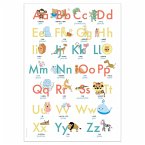 ABC Poster 70,7x100 cm   Alphabet spielerisch mit Tieren lernen   Das ABC-Lernposter mit Groß- und Kleinbuchstaben  