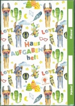 Cover Hausaufgabenheft für Schlaue Lama