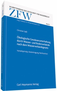 Cover Ökologische Gewässerunterhaltung durch Wasser- und Bodenverbände nach dem Wasserverbandsgesetz