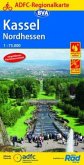 ADFC-Regionalkarte Kassel Nordhessen, 1:75.000, reiß- und wetterfest, GPS-Tracks Download