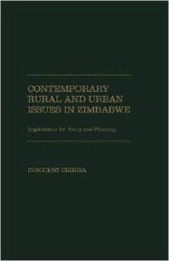 Cover Contemporary Rural and Urban Issues in Zimbabwe: Implications for Policy and Planning