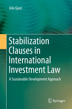 Stabilization Clauses in International Investment Law (eBook, PDF) - Gjuzi, Jola