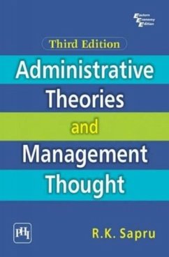 Administrative Theories and Management Thought - Sapru, R. K.