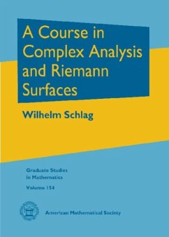 Course in Complex Analysis and Riemann Surfaces - Schlag, Wilhelm