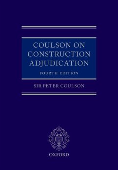 Coulson on Construction Adjudication (eBook, PDF) - Coulson, Lord Justice Peter