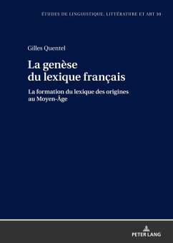La genèse du lexique français - Quentel, Gilles