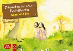 Adam und Eva. Kamishibai Bildkartenset. - Nommensen, Klaus-Uwe