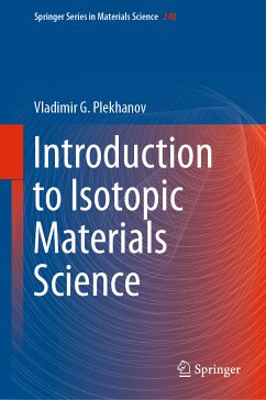 Introduction to Isotopic Materials Science (eBook, PDF) - Plekhanov, Vladimir G.