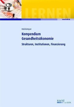 Cover Kompendium Gesundheitsökonomie (eBook, PDF)