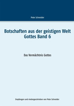 Botschaften aus der geistigen Welt Gottes Band 6 - Schneider, Peter