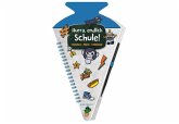 Schultüten-Kratzelbuch - Funny Patches - Hurra, endlich Schule! (blau)