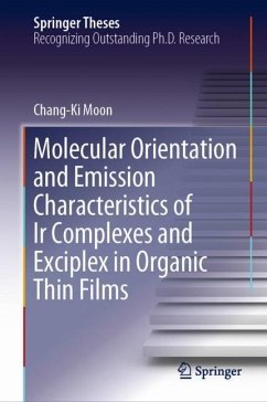Molecular Orientation and Emission Characteristics of Ir Complexes and Exciplex in Organic Thin Films - Moon, Chang-Ki