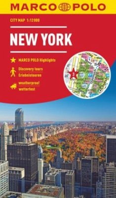 New York City Marco Polo City Map - MARCO POLO Cityplan New York 1:12.000