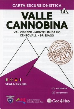 Valle Cannobina 1 : 25.000