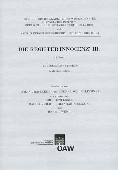 Die Register Innocenz`III. 11. Band (eBook, PDF) - Hageneder, Othmar; Sommerlechner, Andrea
