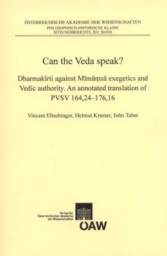 Can the Veda speak? (eBook, PDF) - Eltschinger, Vincent; Krasser, Helmut; Taber, John