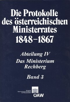 Die Protokolle des österreichischen Ministerrates 1848-1867 Abteilung IV: Das Ministerium Rechberg Band 1 (eBook, PDF) - Malfér, Stefan