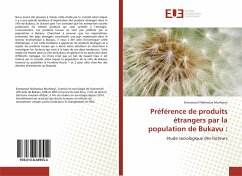 Préférence de produits étrangers par la population de Bukavu : - Ndimwiza Murhonyi, Emmanuel