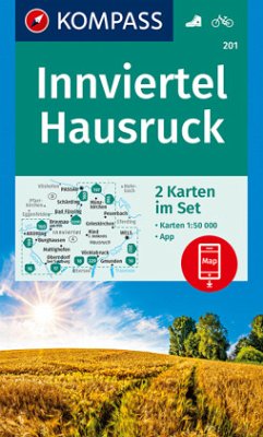 KOMPASS Wanderkarte Innviertel, Hausruck