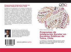 Programas de Integración Escolar en Escuelas Públicas de Talca, Chile - Acosta Pérez, Balduino Rainiero