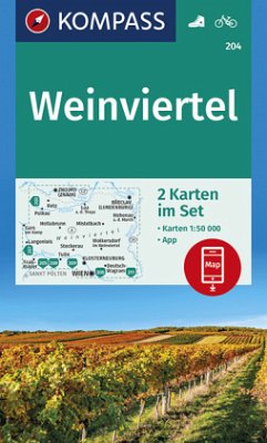 KOMPASS Wanderkarte Weinviertel