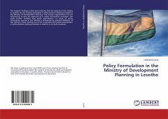 Policy Formulation in the Ministry of Development Planning in Lesotho - Lesia, Lelokoana
