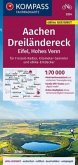 KOMPASS Fahrradkarte Aachen, Dreiländereck, Eifel, Hohes Venn 1:70.000 KOMPASS Fahrradkarte Aachen, Dreiländereck, Eifel, Hohes Venn 1:70.000