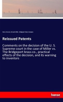 Reissued Patents - Howson, Henry;Miller, Edward;Brass Company, Bridgeport