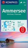Kompass Karte Ammersee, Wörthsee, Pilsensee Kompass Karte Ammersee, Wörthsee, Pilsensee