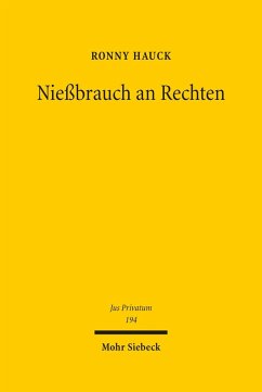 Nießbrauch an Rechten (eBook, PDF) - Hauck, Ronny