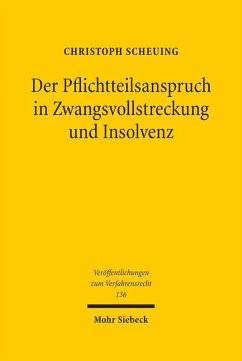 Der Pflichtteilsanspruch in Zwangsvollstreckung und Insolvenz (eBook, PDF) - Scheuing, Christoph