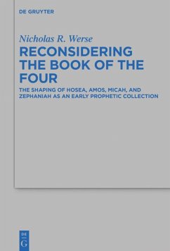 Reconsidering the Book of the Four - Werse, Nicholas R.