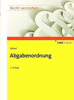Abgabenordnung (eBook, PDF) - Webel, Karsten