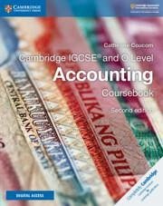 Cambridge Igcse(r) and O Level Accounting Coursebook with Digital Access (2 Years) 2 Ed - Coucom, Catherine