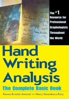 Handwriting Analysis (eBook, ePUB) - Amend, Karen Kristin; Ruiz, Mary Stanbury