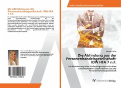 Die Abfindung aus der Personenhandelsgesellschaft- IDW HFA 7 n.F. - Fischer, Daniela