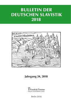 Bulletin der Deutschen Slavistik 2018 (eBook, PDF)