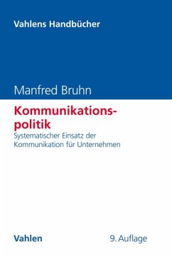 Kommunikationspolitik (eBook, PDF) - Bruhn, Manfred
