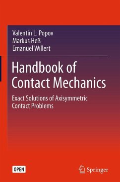 Handbook of Contact Mechanics - Popov, Valentin L.;Heß, Markus;Willert, Emanuel