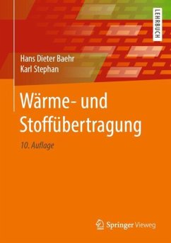 Wärme- und Stoffübertragung - Baehr, Hans Dieter;Stephan, Karl