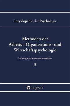 Methoden der Arbeits-, Organisations- und Wirtschaftspsychologie (B/III/3) (eBook, ePUB)