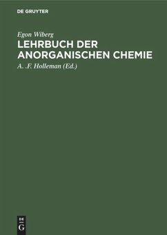 Lehrbuch der anorganischen Chemie - Wiberg, Egon