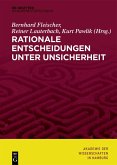 Rationale Entscheidungen unter Unsicherheit (eBook, ePUB)