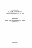 Festschrift für Alfred Bergmann zum 65. Geburtstag am 13. Juli 2018 (eBook, ePUB)