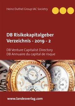 DB Risikokapitalgeber Verzeichnis - 2019 - 2 - Group IAC Societry, Heinz Duthel