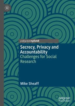 Secrecy, Privacy and Accountability - Sheaff, Mike