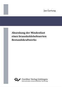 Cover Absenkung der Mindestlast eines braunkohlebefeuerten Bestandskraftwerks
