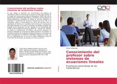 Conocimiento del profesor sobre sistemas de ecuaciones lineales - Cárdenas, Omar