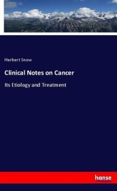 Clinical Notes on Cancer